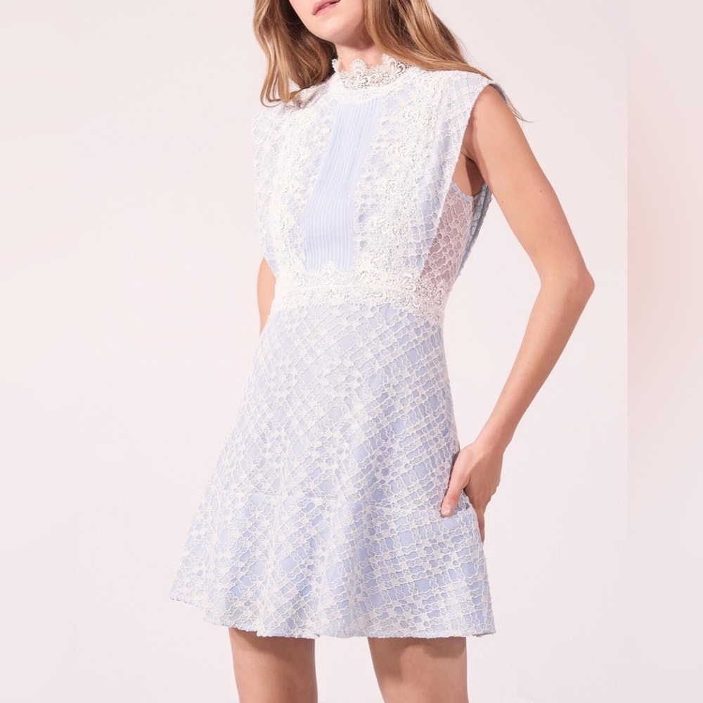 Sandro Two tone dress. Very small mark on dress